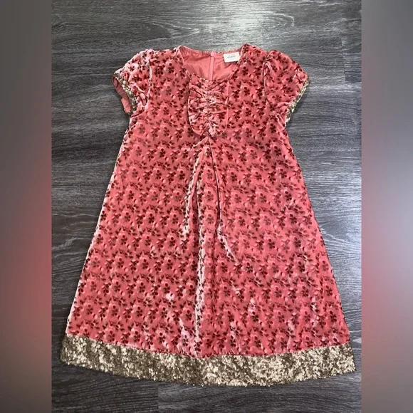 open lace back dress Velvet Tulle Appliqu Dress-Rouge Red Cats